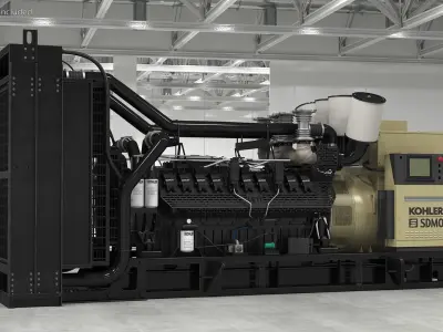  Kohler Diesel Generator Sand Color 