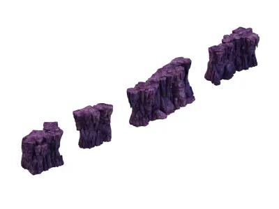 Vampire main city - Cliff 01 3D model