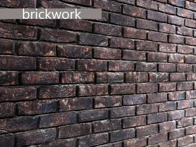 Bricks brickwork 3D model