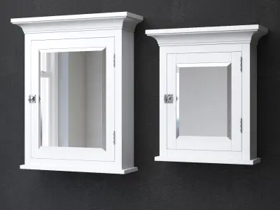 RH CARTWRIGHT MEDICINE CABINET 3D model