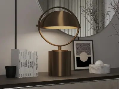 Dmitri Desk Lamp  Low-poly 3D model 3D model
