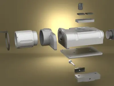 Airsoft Night Vision L3 V SLIM Hollow body 3D print model