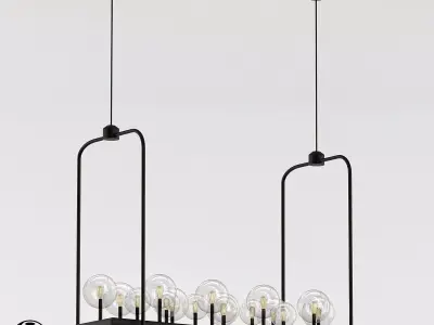 Pendant chandelier 3D model get