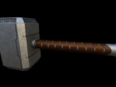 Thor hammer 3D model