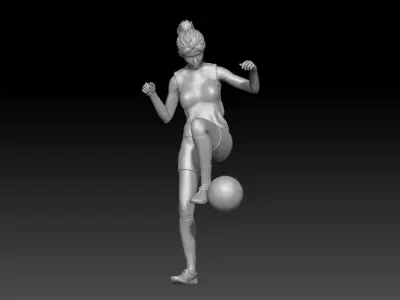 fifa street player women 4 3D print model