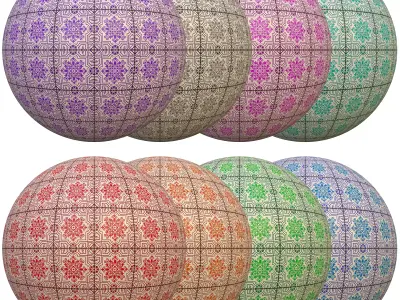 tile patterned 130-seamless-4k-pbr  Texture