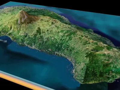 Pico Island 3D model