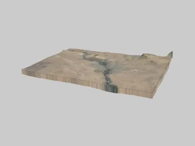 Mosul City Low-poly 3D model
