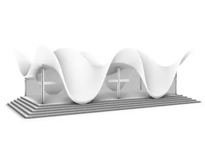 Bosjes Chapel  3d Architectural Model 3D model