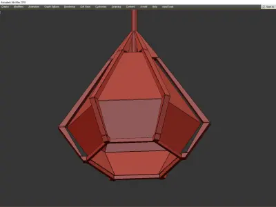 Harlow Pendant by Gabriel Scott Low-poly 3D model