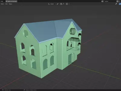 House for birds Birdhouse 3D model