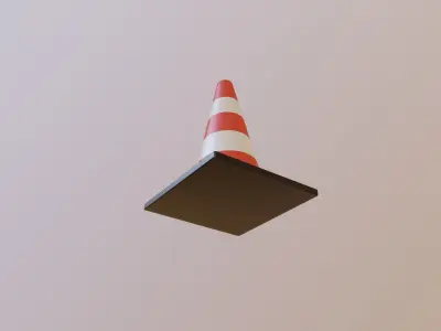 Road Cone 3D model