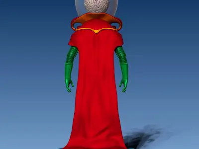 Alien from the movie Mars Attacks 3D print model