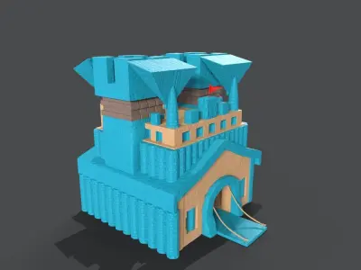 Town hall 3D model