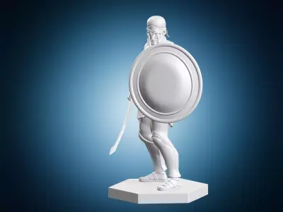 Spartan Hoplite Warrior 3D print model