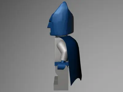 LEGO Batman Classic Blue and Grey 3D model