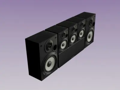 big dj Low-poly 3D model