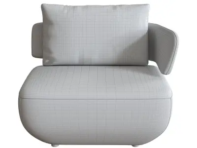 Armchair Viccarbe Levitt 3D model