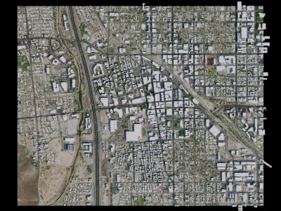 Tucson - USA 3D model