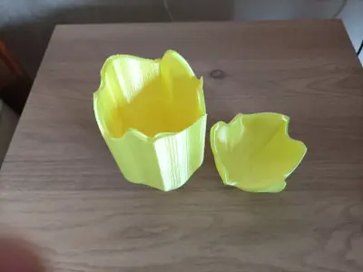 Container with design 3D print model