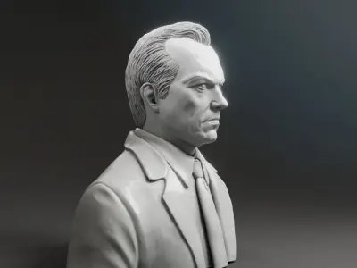 Hugo Weaving - Agent Smith - The Matrix 3D print model