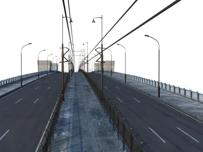 bridge  3d model 3D model