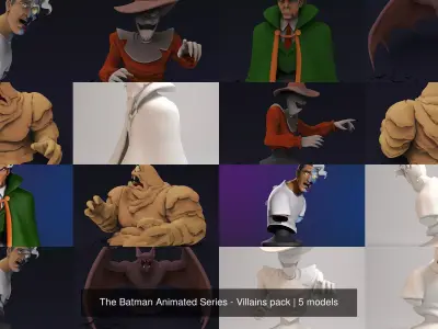 The Batman Animated Series - Villains pack