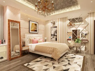 RESIDENCE BED ROOM 3D model