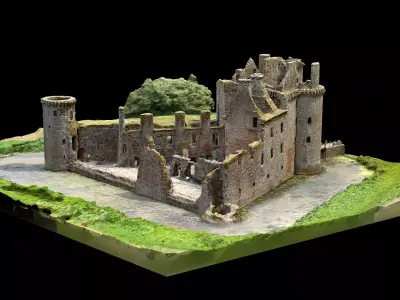 Caerlaverock Castle 3D model