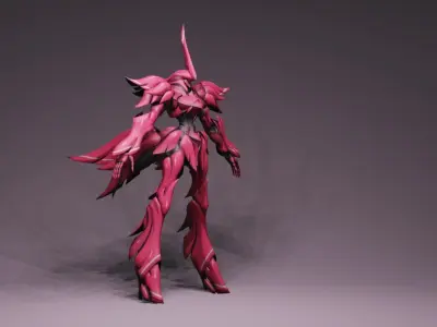 Anime Character - Unique Mecha 3D model