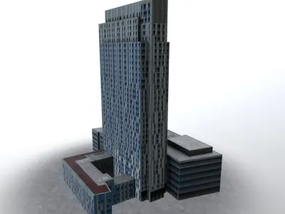 London Nido Spitalfields Low-poly 3D model