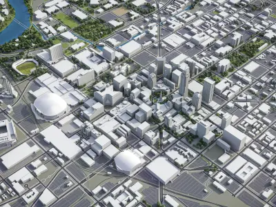  Indianapolis - city and surrounding area 