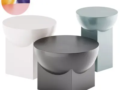 Mila Coffee Tables by Pulpo 3D model