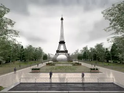 Urban Environments Pack Europe The City Bundle 3 Complete Scenes 3D model