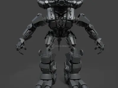 Fizza Robo Model- Highpoly 3D model