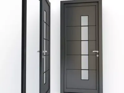 Door Hygie and Doorknob 3D model