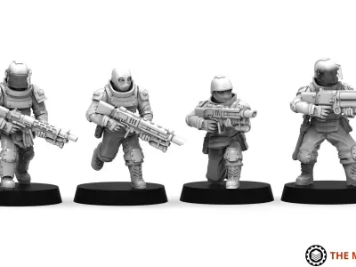 Ironblood - Militia builder 3D print model