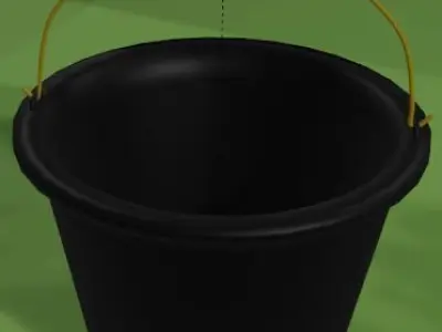 A Cartoon Clothesline and Environment 3D model