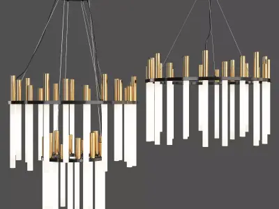 ECHO CHANDELIER Low-poly 3D model