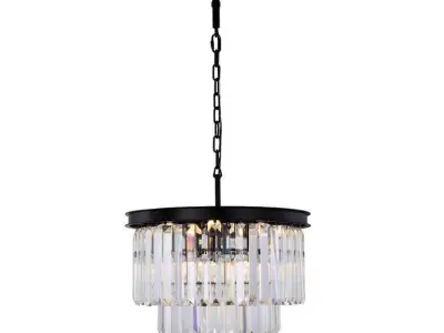 Yazmin Light Unique Tiered Chandelier  3D model