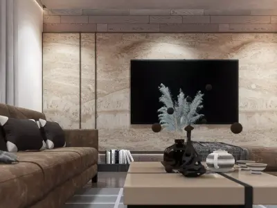 Full Furnished modern House 426 3D model