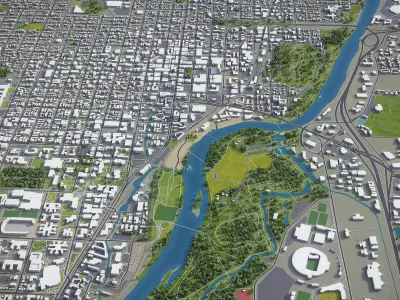 Eugene  Low-poly 3D model