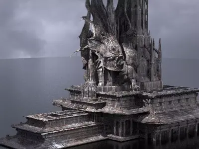 Dragon Master Temple  3D model