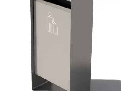 MMCite Radium Trash Can 3D model