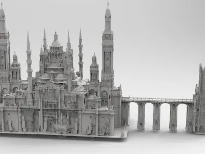 Fantasy city Coronation chambers 3D model
