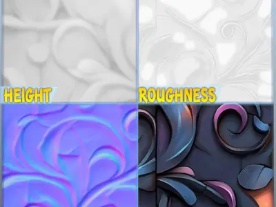 Stylized Ornaments Seamless Texture Texture