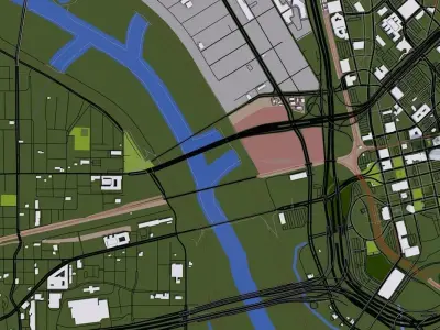 Dallas City 3D model