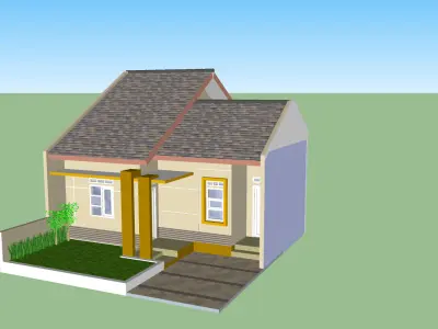 Type 50 House Design 3D model