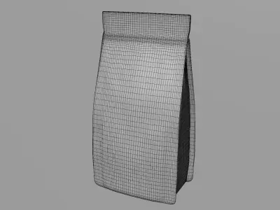 Flour mixes Whole Wheat Flour Blend Low-poly 3D model