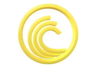 BitTorrent Coin v1 002 Low-poly 3D model